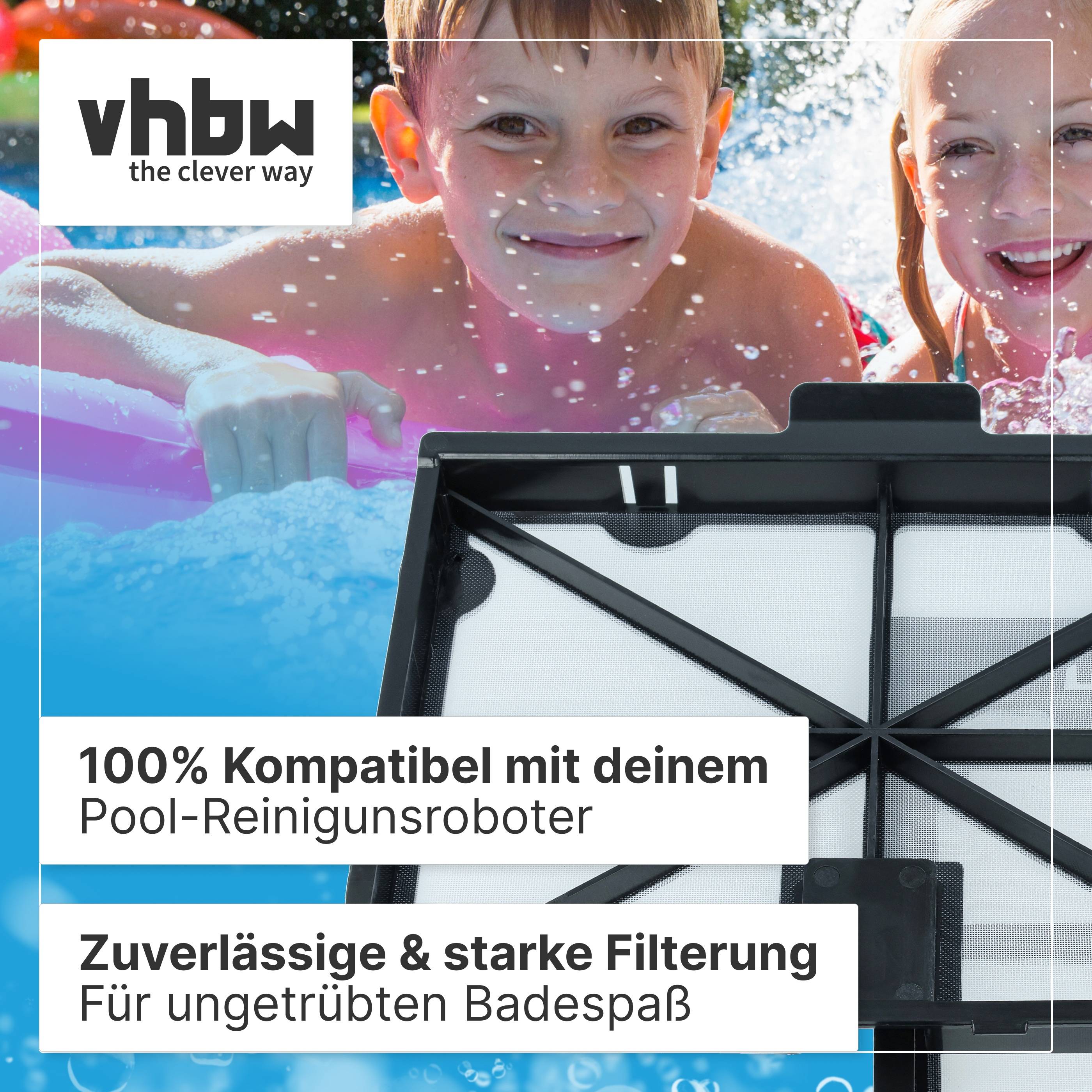 vhbw 4x Filterpad kompatibel mit Dolphin PoolBot PB25 | POOLSTYLE ADVANCED, POOLSTYLE Poolsauger, Poolroboter --1