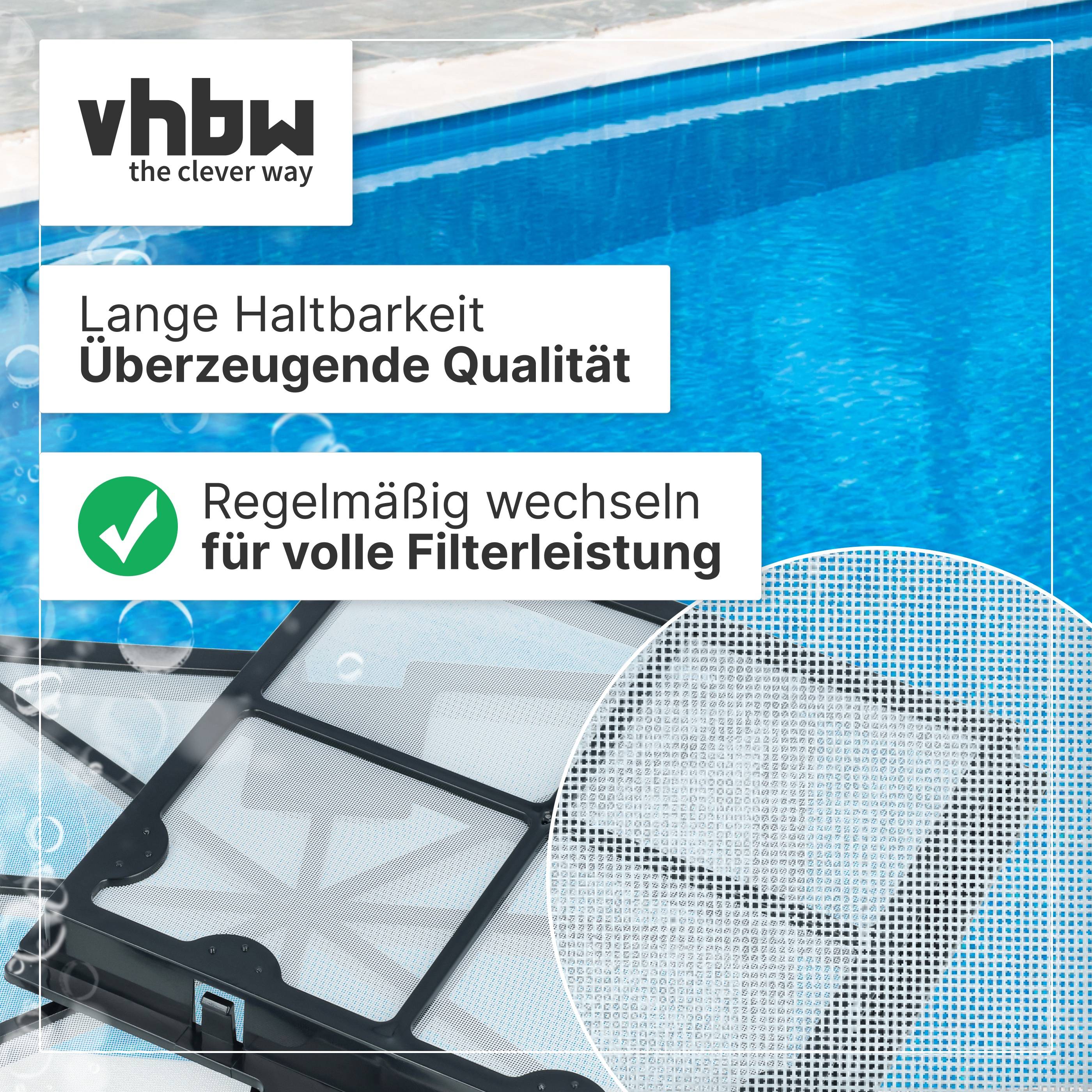 vhbw 4x Filterpad kompatibel mit Dolphin PoolBot PB25 | POOLSTYLE ADVANCED, POOLSTYLE Poolsauger, Poolroboter --3