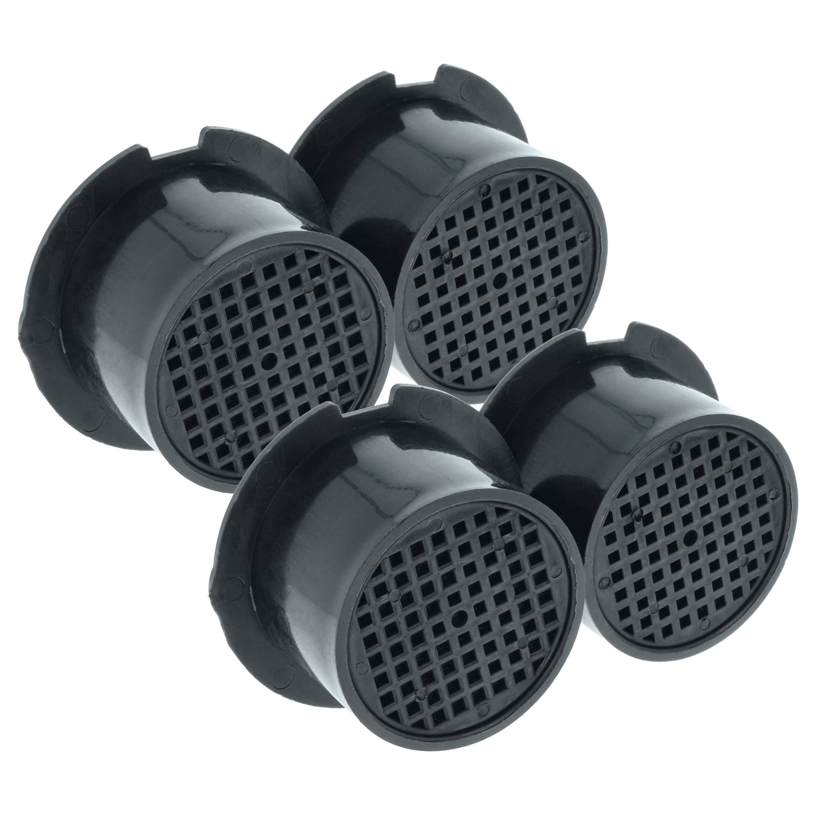 vhbw 4x Filter kompatibel mit Liebherr WTUes 1653-23 | WTUes 1653-21, WTUes 1653-22, WTsw 4277, WTUes 1653-20-0