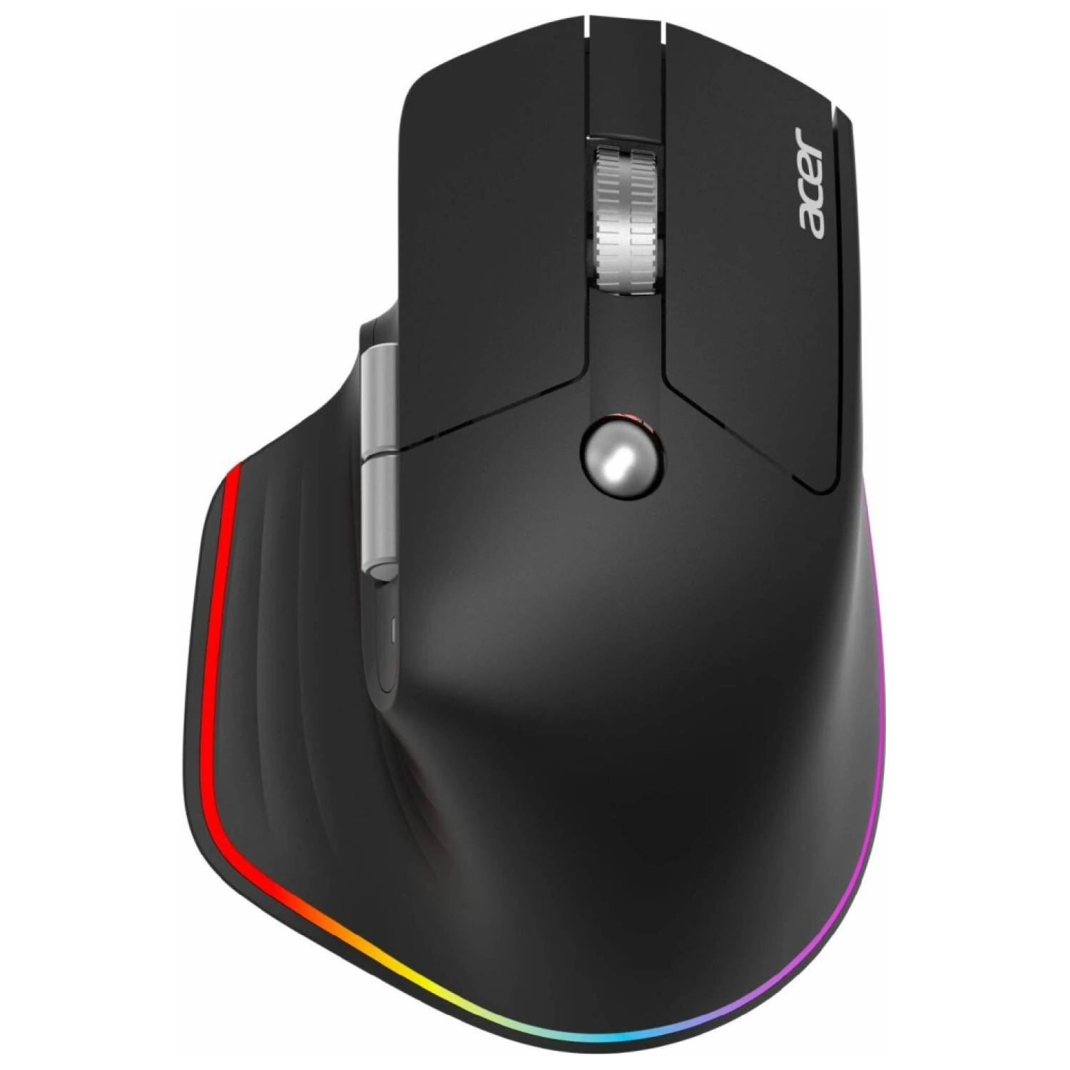 Acer Easy Fit - Maus - ergonomisch - optische LED - 6 Tasten - kabellos - 2.4 GHz, Bluetooth 5.0 - kabelloser Empfänger-0