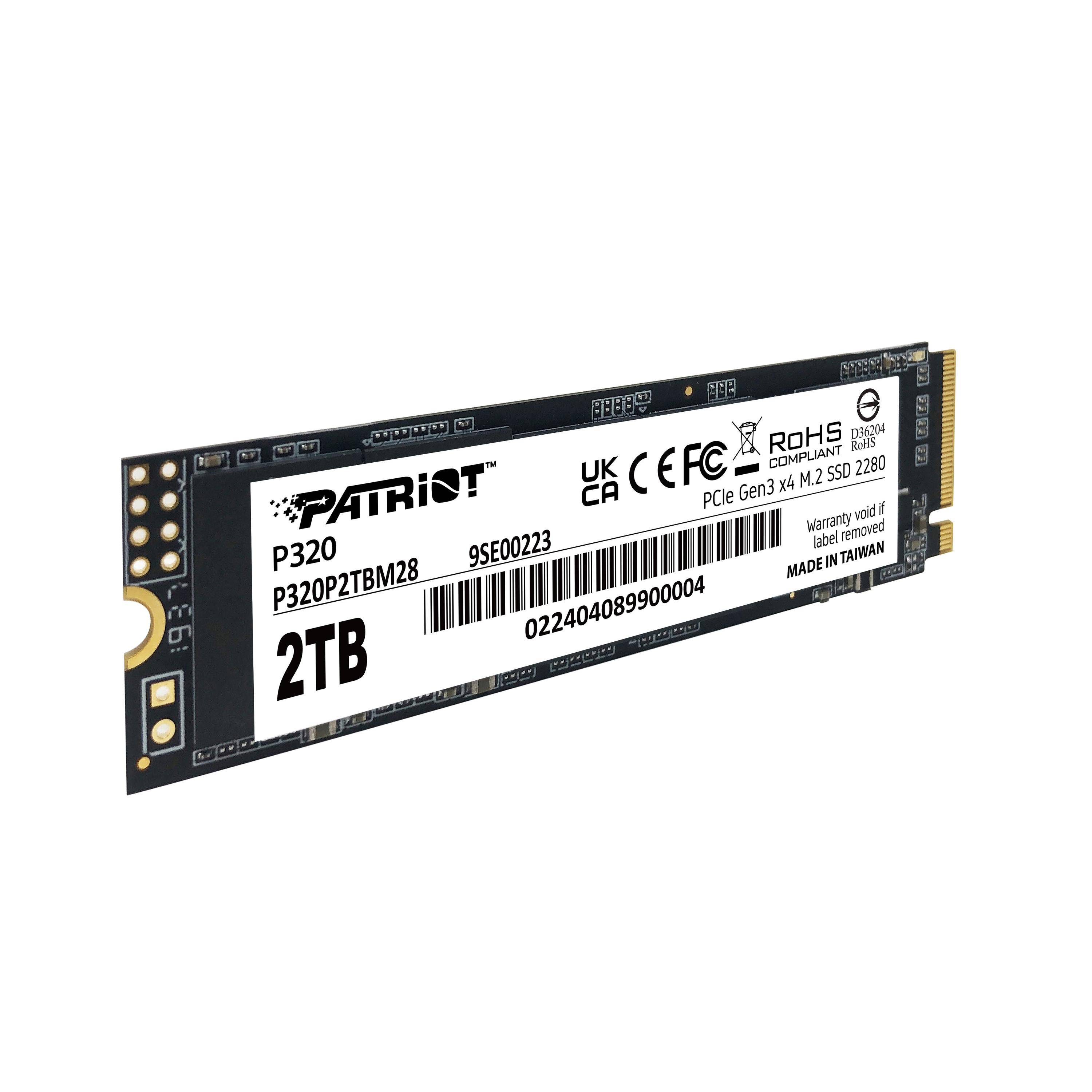 Patriot P320 - SSD - 2 TB - intern - M.2 2280 - PCIe 3.0 x4 (NVMe)-1