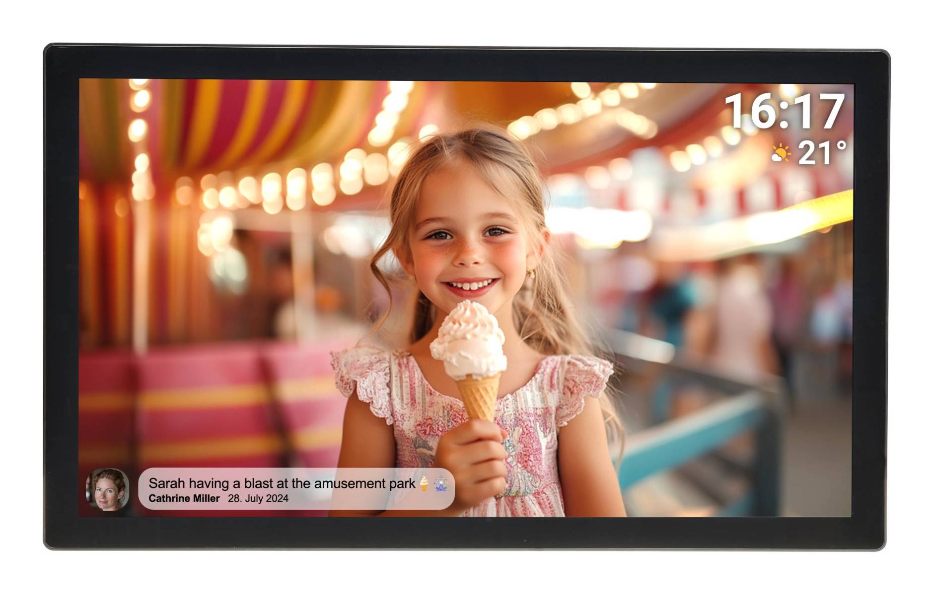 Inter Sales DENVER PFF-3260 - Digitaler Fotorahmen - 1 GB RAM - 32 GB - 81.3 cm (32")-2