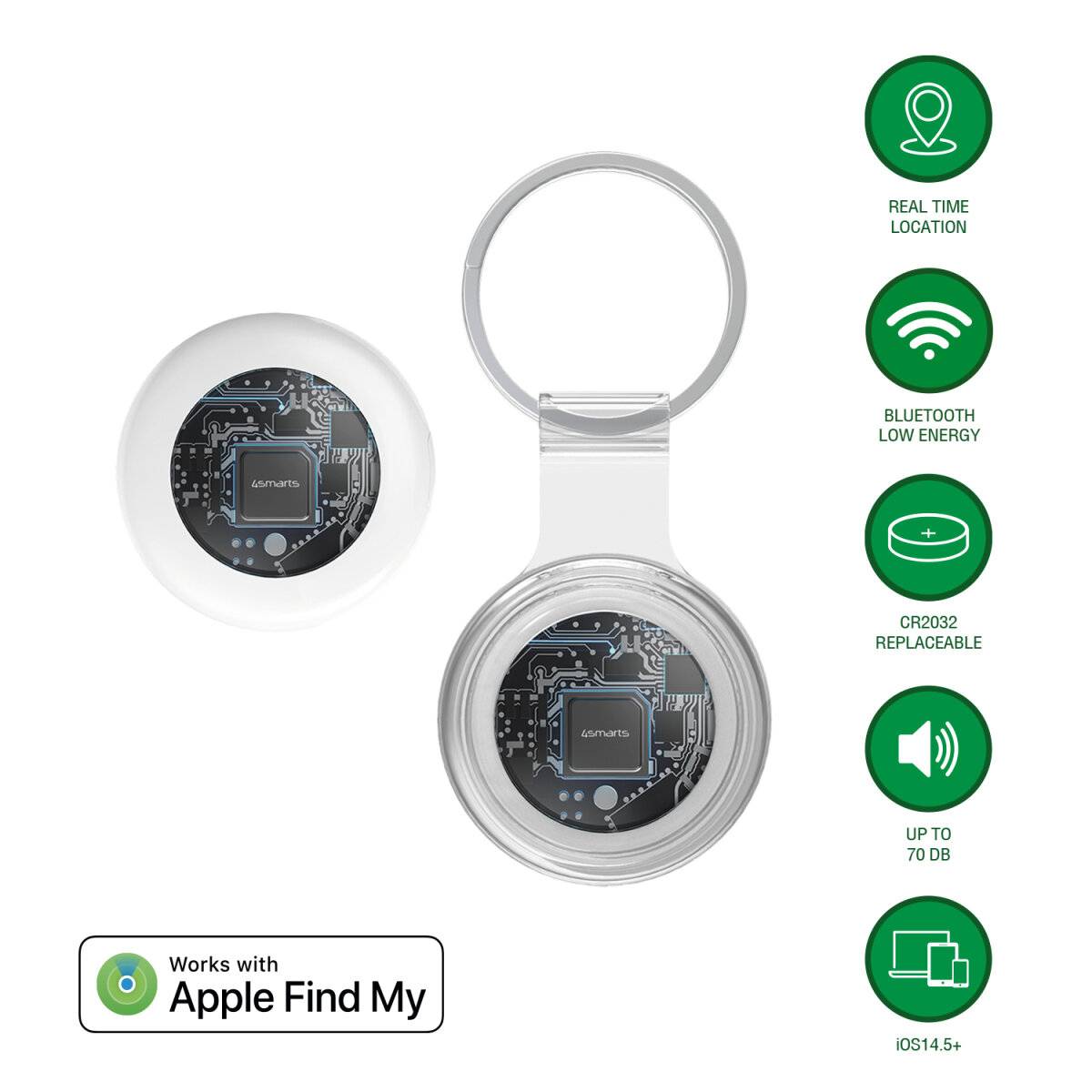 4smarts Standort-Finder SkyTag Lucid 2er Set, weiß-1