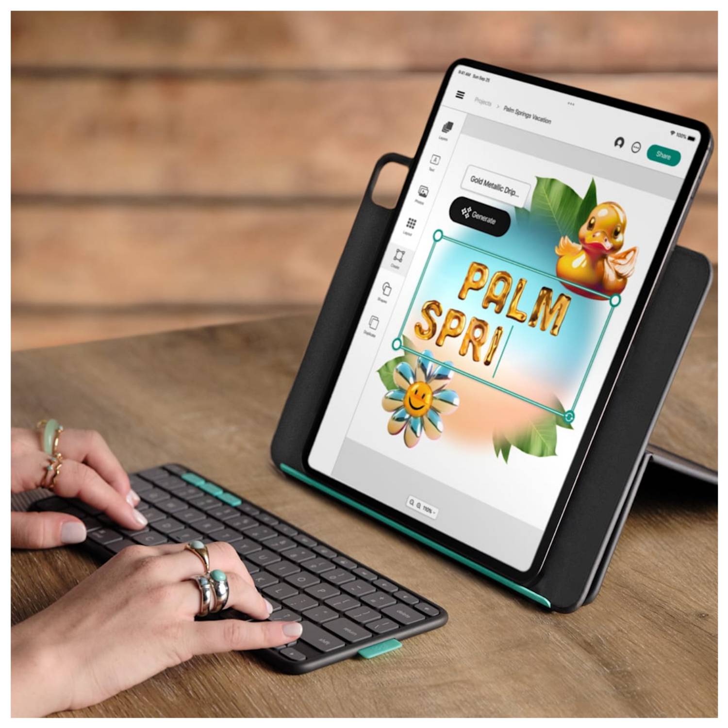 LOGI Flip Folio Graphite (FR) Notebook, PC & Tablet Optionen & Zubehör für Tablets-2