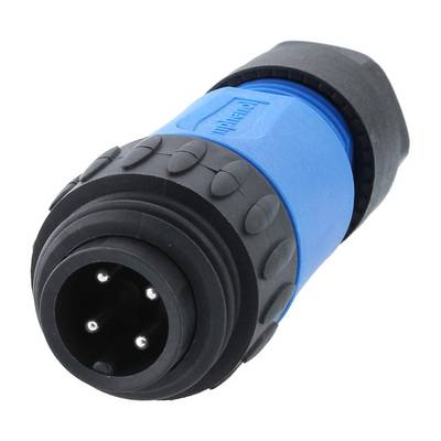 Amphenol RD24-KSG Kabelsteckverbinder gerade Stift Schraubanschluss, Polzahl 3+PE Kabelabgang gerade, Klemmbereich-0