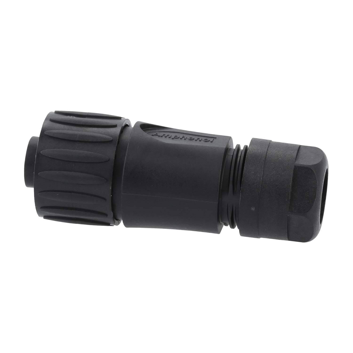 Amphenol RD24-KBG Kabelsteckverbinder gerade Buchse Lötanschluss, Polzahl 6+PE Kabelabgang gerade, Klemmbereich 6,0mm --1