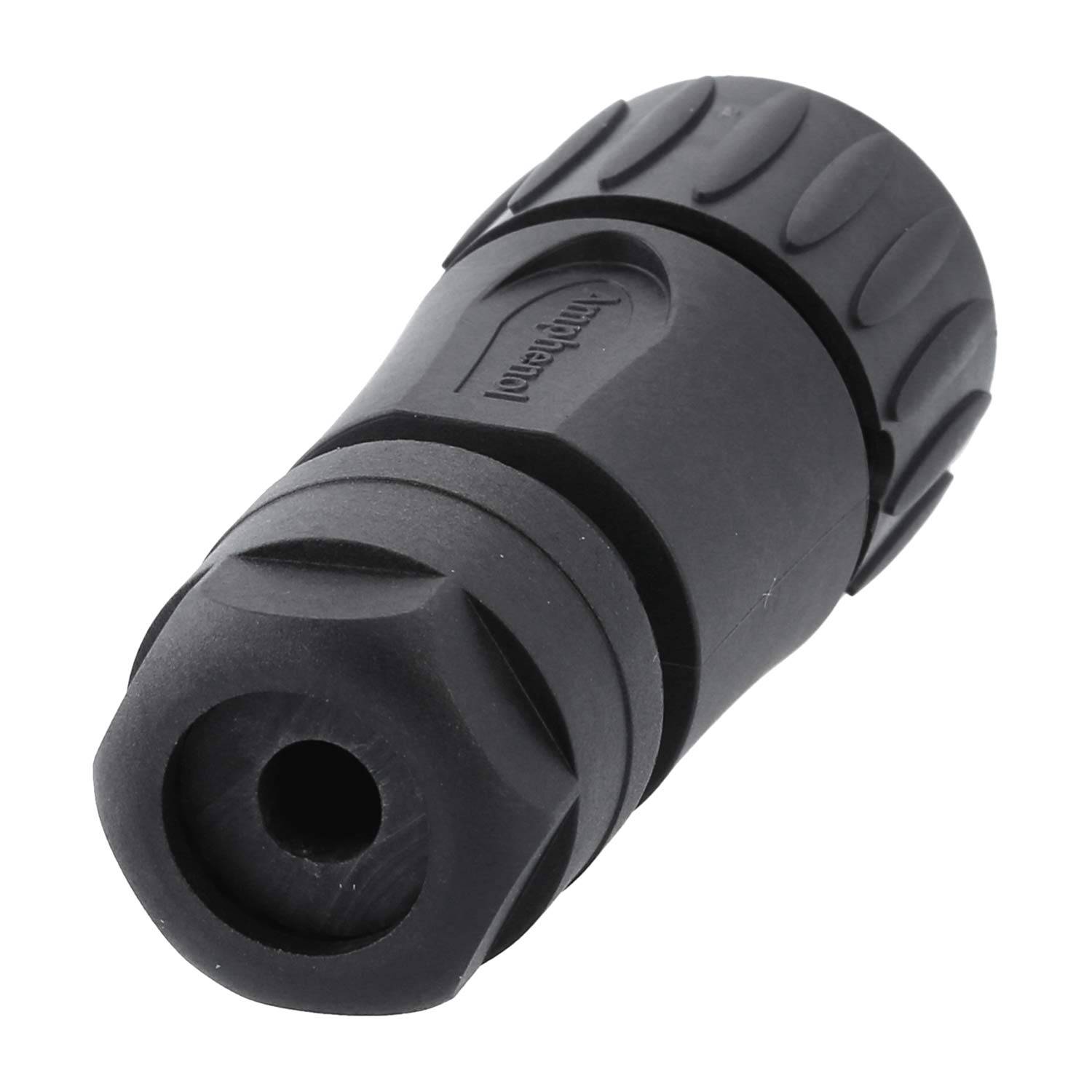 Amphenol RD24-KBG Kabelsteckverbinder gerade Buchse Lötanschluss, Polzahl 6+PE Kabelabgang gerade, Klemmbereich 6,0mm --3