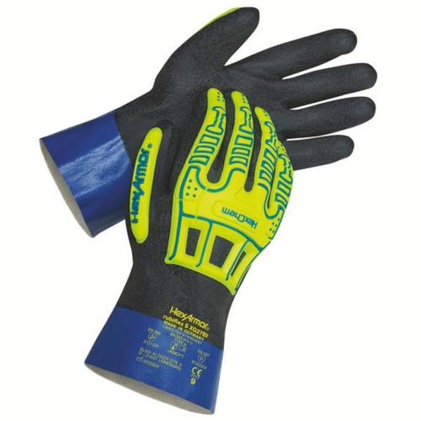 Schutzhandschuh HexArmor rubiflex S XG27BI 60708 Größe 10