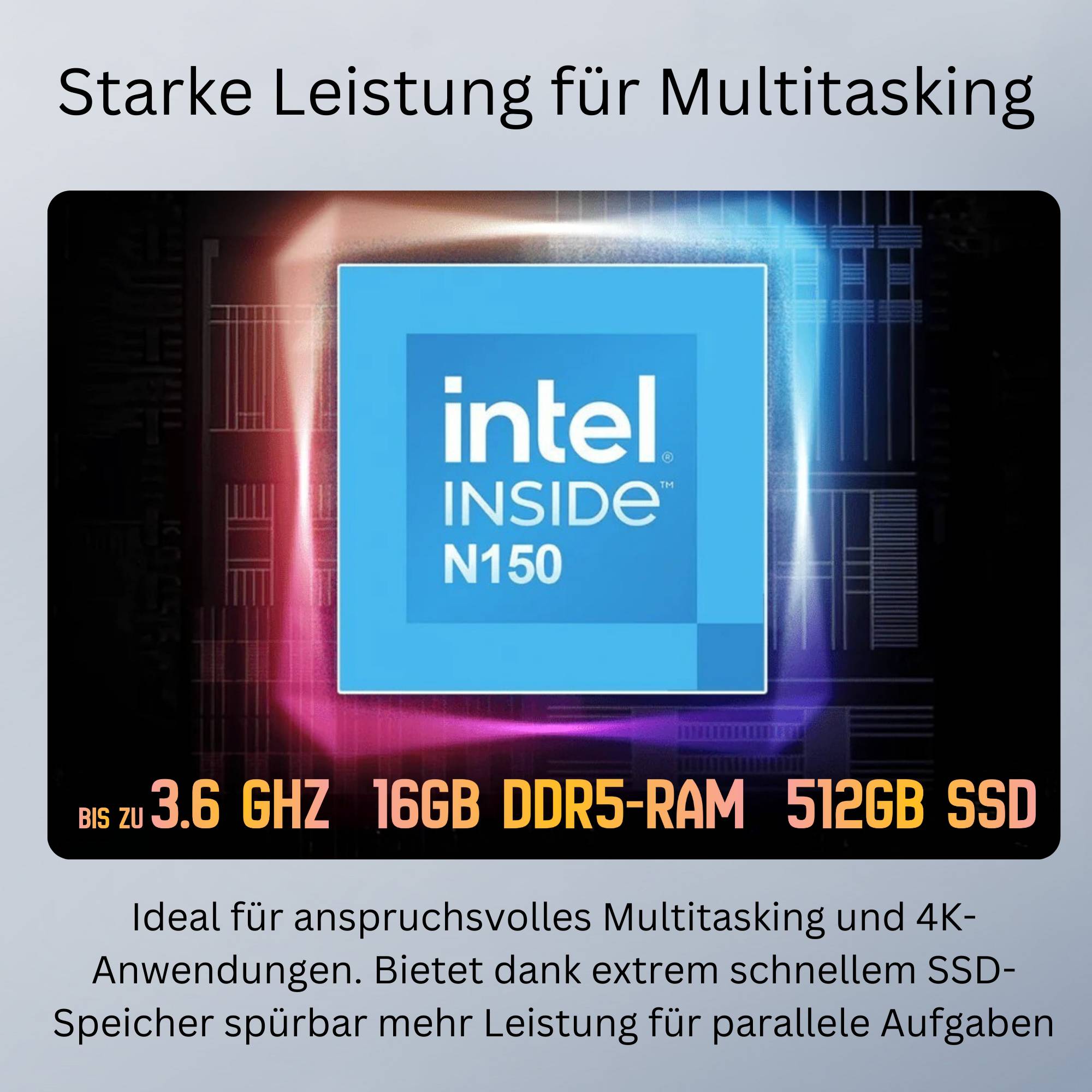 Orbsmart AW-16L Lüfterloser Mini-PC Intel N150 16GB 512GB Win11 Pro 3xDisplay USB-C Digital Signage-4
