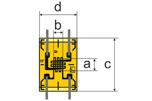HBM Messtechnik 1-XY95-1.5/350, Dehnungsmessstreifen