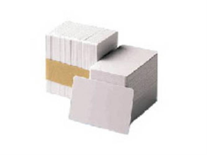 Symbolbild für Zebra 30 mil - weiß - CR-80 Card (85.6 x 54 mm) 500 Karte(n) Magnetstreifen-PVC-