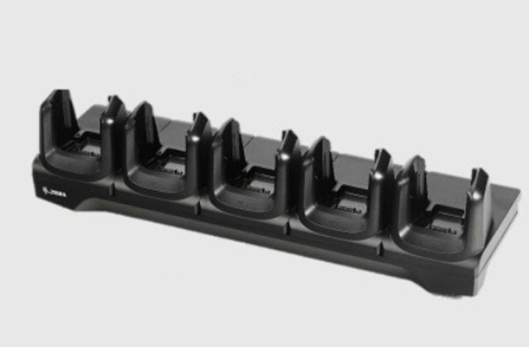 Symbolbild für Zebra ShareCradle 5Slot - Handheld-Ladestation - Ausgangsanschlüsse: 5 - für Zebra MC3300, MC3300ax, MC3300-G, MC3300x,