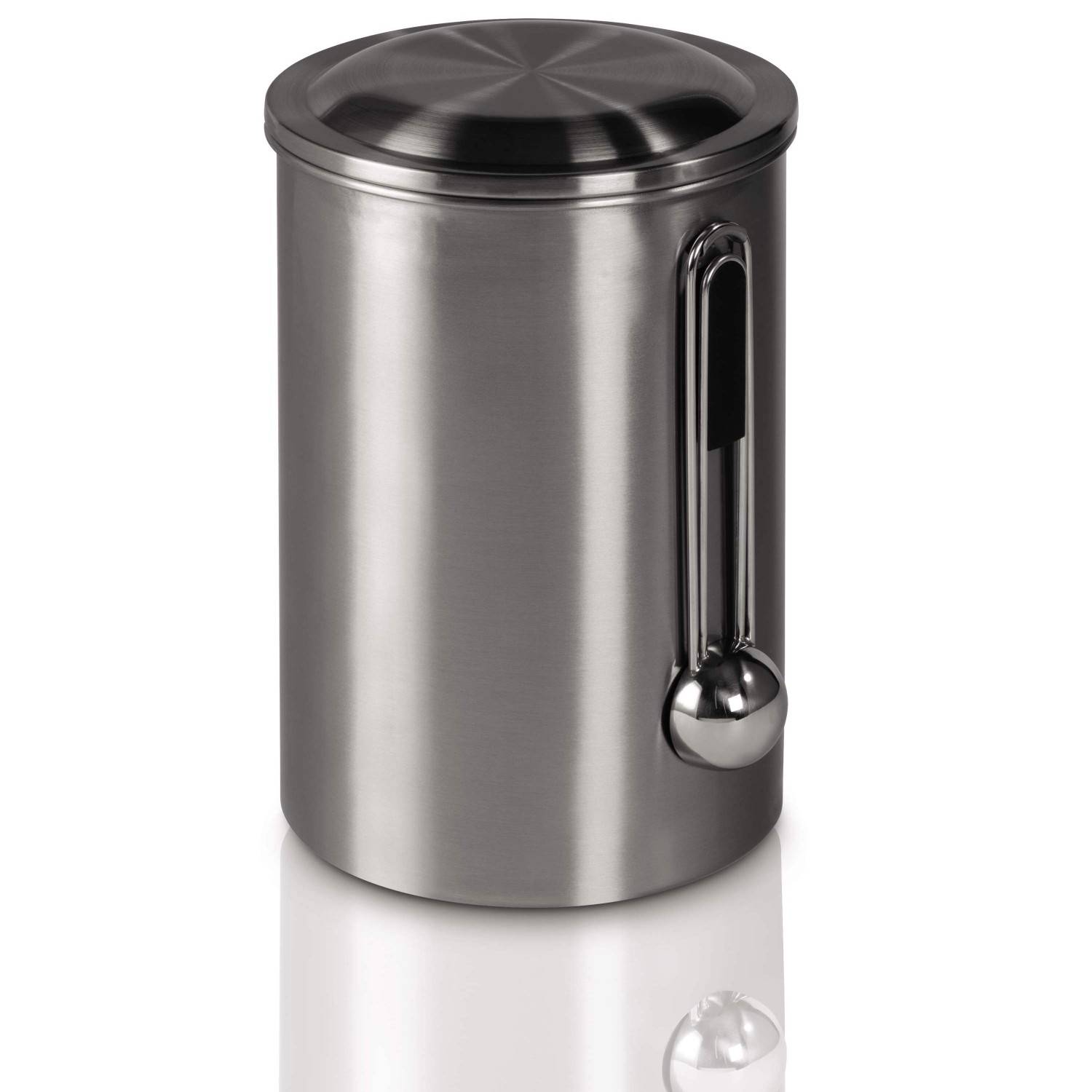 Kaffeedose Edelstahl 1kg Behälter mit Löffel-2