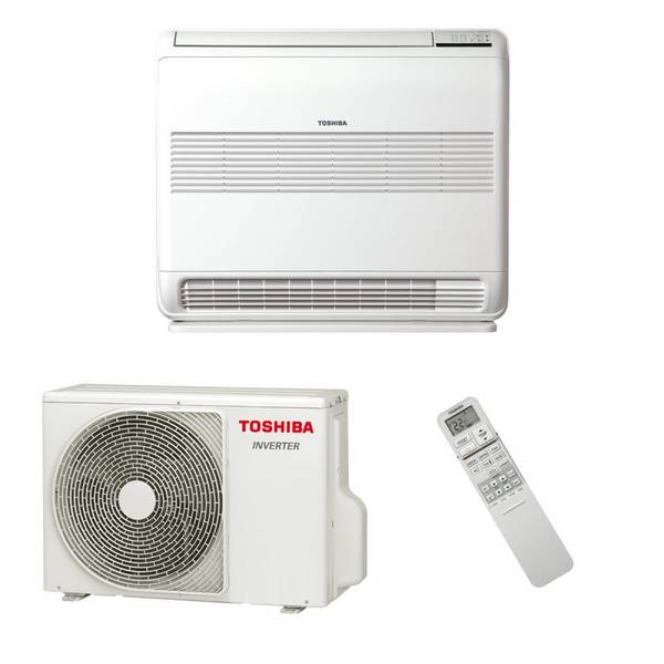 Toshiba Truhengerät/ Konsole Set | Bi-Flow | RAS-B13J2FVG-E-RAS-13J2AVSG-E1 | 3,5 kW | inkl. Inbetriebnahme