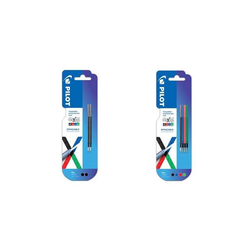 PILOT Ersatzmine FRIXION 4 COLORS, 4er Blister, sortiert