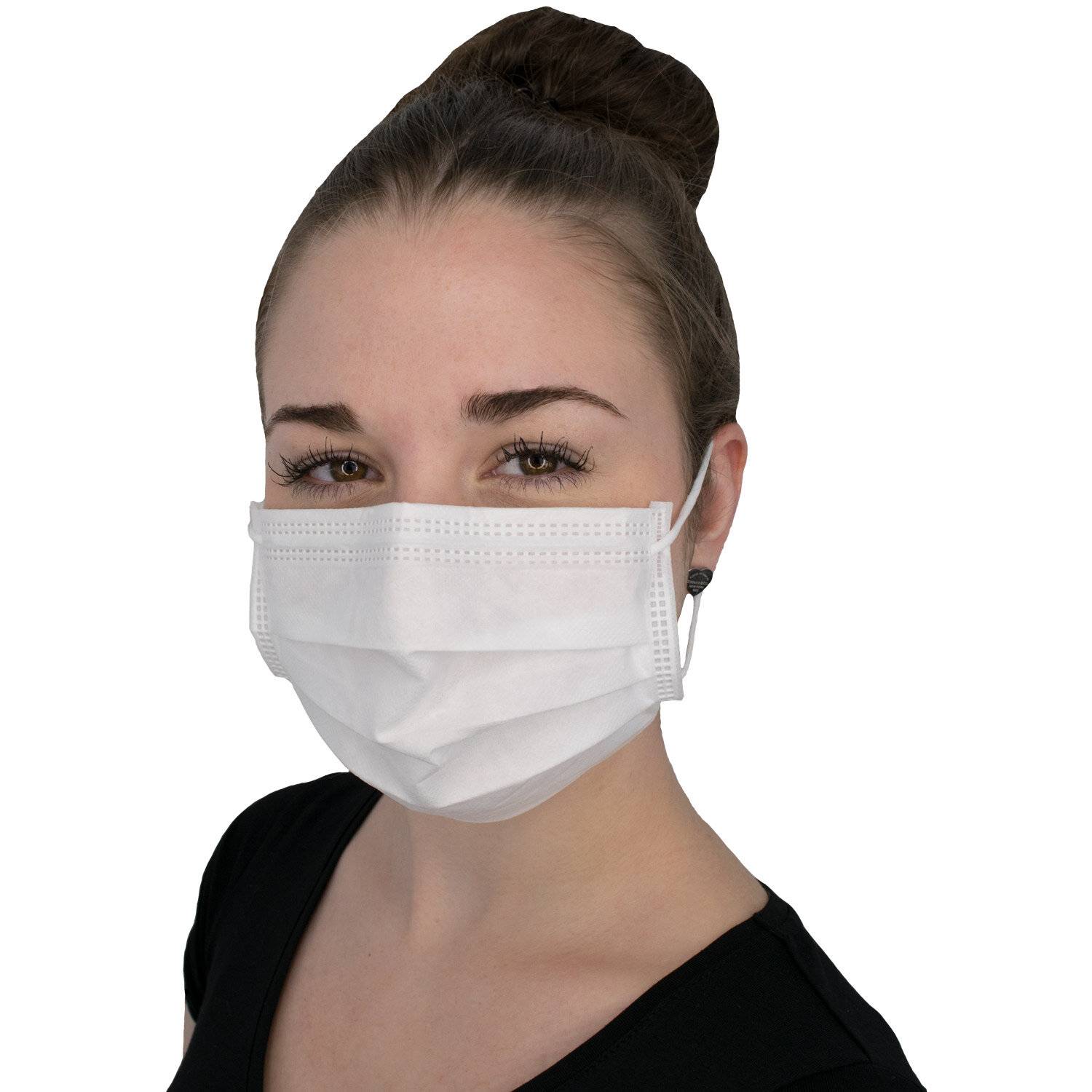 NITRAS SOFT PROTECT, medizinische Gesichtsmaske, weiß, EN 14683, Box à 50 Stück-1