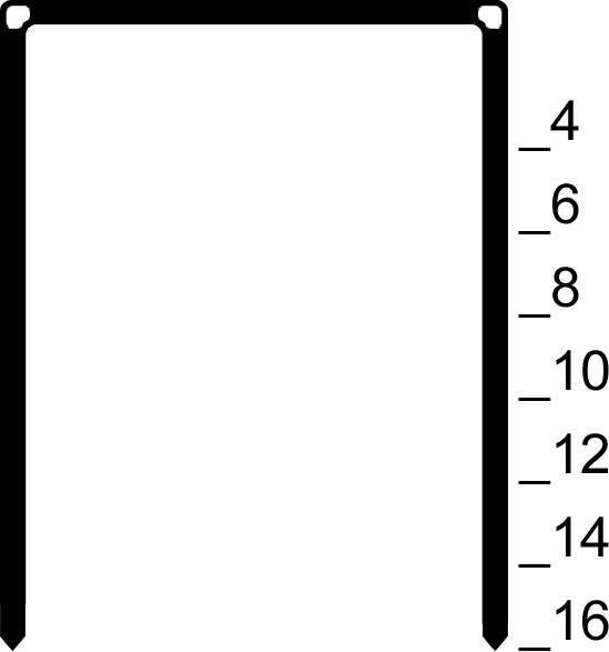 Prebena Heftklammern A16CNK-1