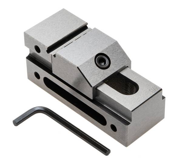 Sorotec Niederzugschraubstock BG25 - Backenbreite 25 mm | Backenhöhe 9,15 mm | Spannweite 22 mm