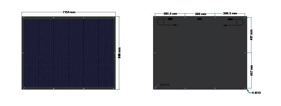 Novgen NOVS 200 FLEXI MODULE (4 stück/karton) für Balkonkraftwerk-4