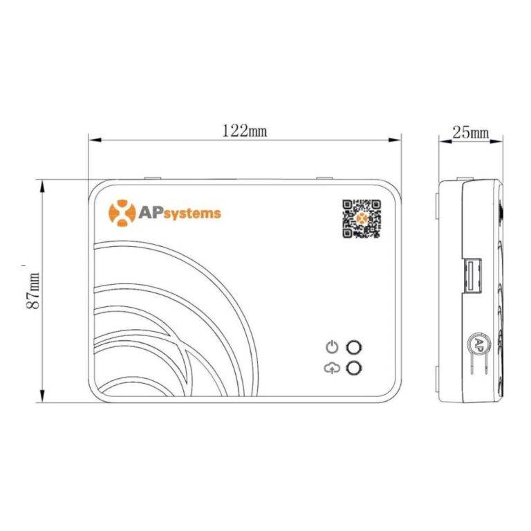 APsystems ECU-R für 100 Mikrowechselrichter-0