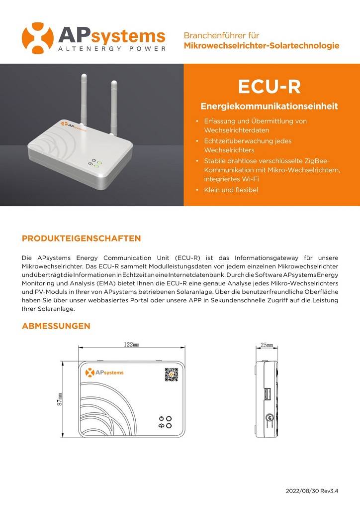 APsystems ECU-R für 100 Mikrowechselrichter-2