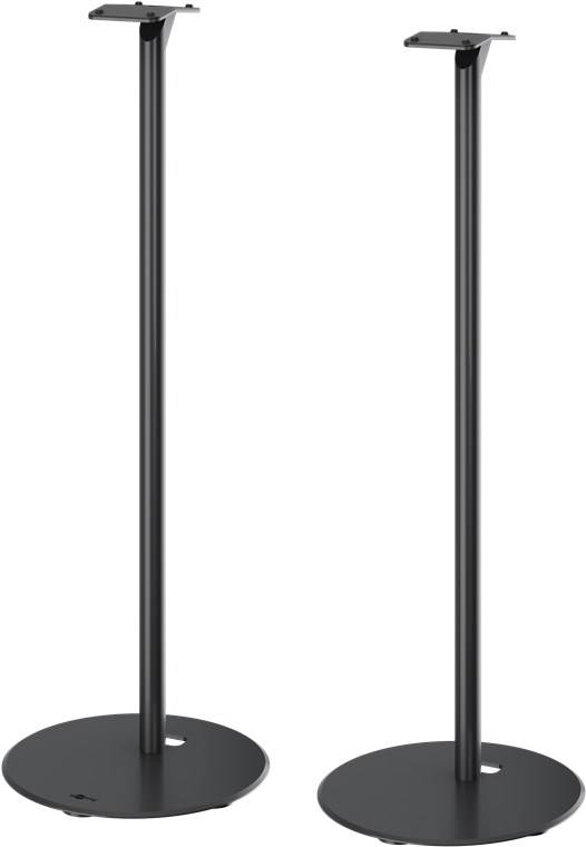 Goobay 71195 2x Lautsprecherständer für Sonos Era 300, mit integriertem Kabelkanal, 71,5 cm Höhe, Schwarz-0