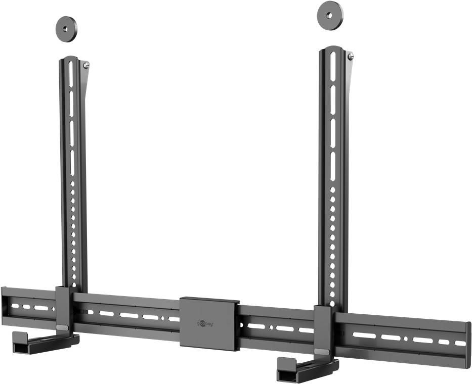 Goobay 70828 Universal Soundbar-Halterung für TV & Wand, VESA bis 800x400, bis 15 kg, Tiefenverstellbar, Schwarz-0