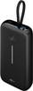 Goobay Powerbank 20000 mAh, USB-C & USB-A, integriertes USB-C-Kabel 30 W PD/QC, kompakte Powerbank