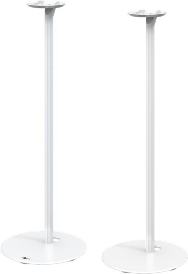 Goobay 71983 2x Lautsprecherständer für Sonos Era 100, mit integriertem Kabelkanal, 71,5 cm Höhe, Weiß