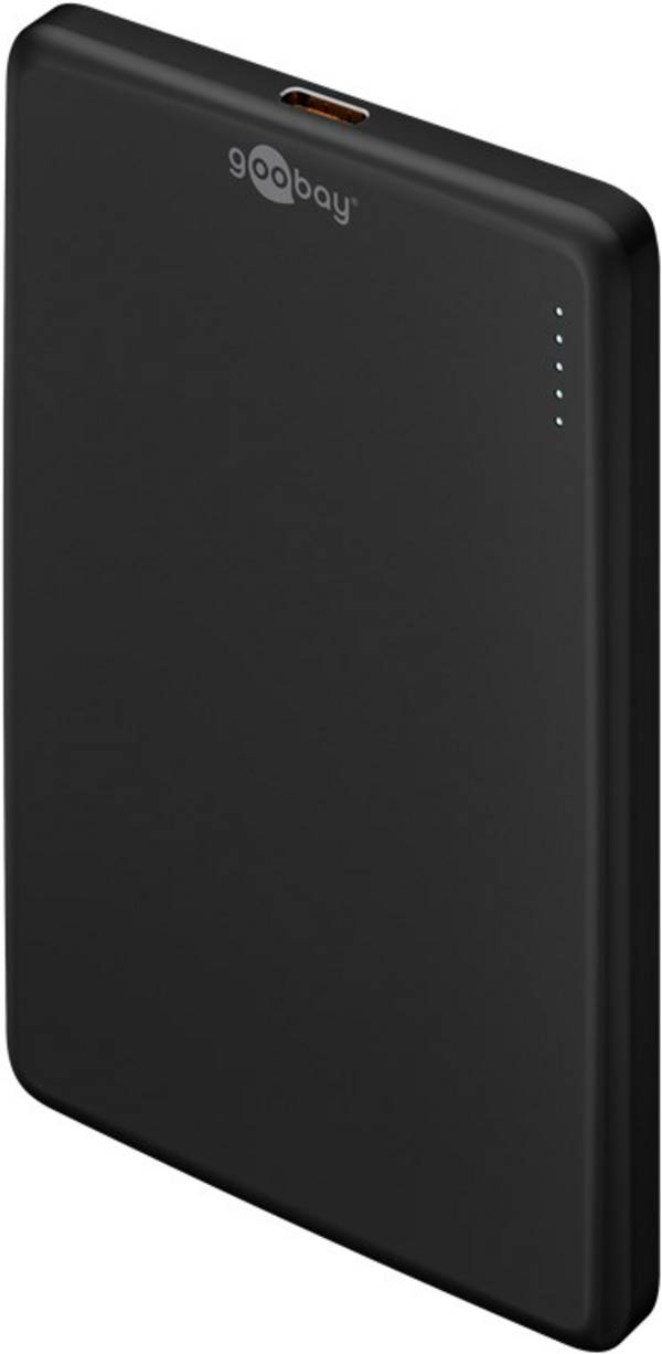 Goobay Magnetische Powerbank 5000 mAh, MagSafe Powerbank, USB-C, 20 W PD kompatibel mit Google Pixel, Apple iPhone