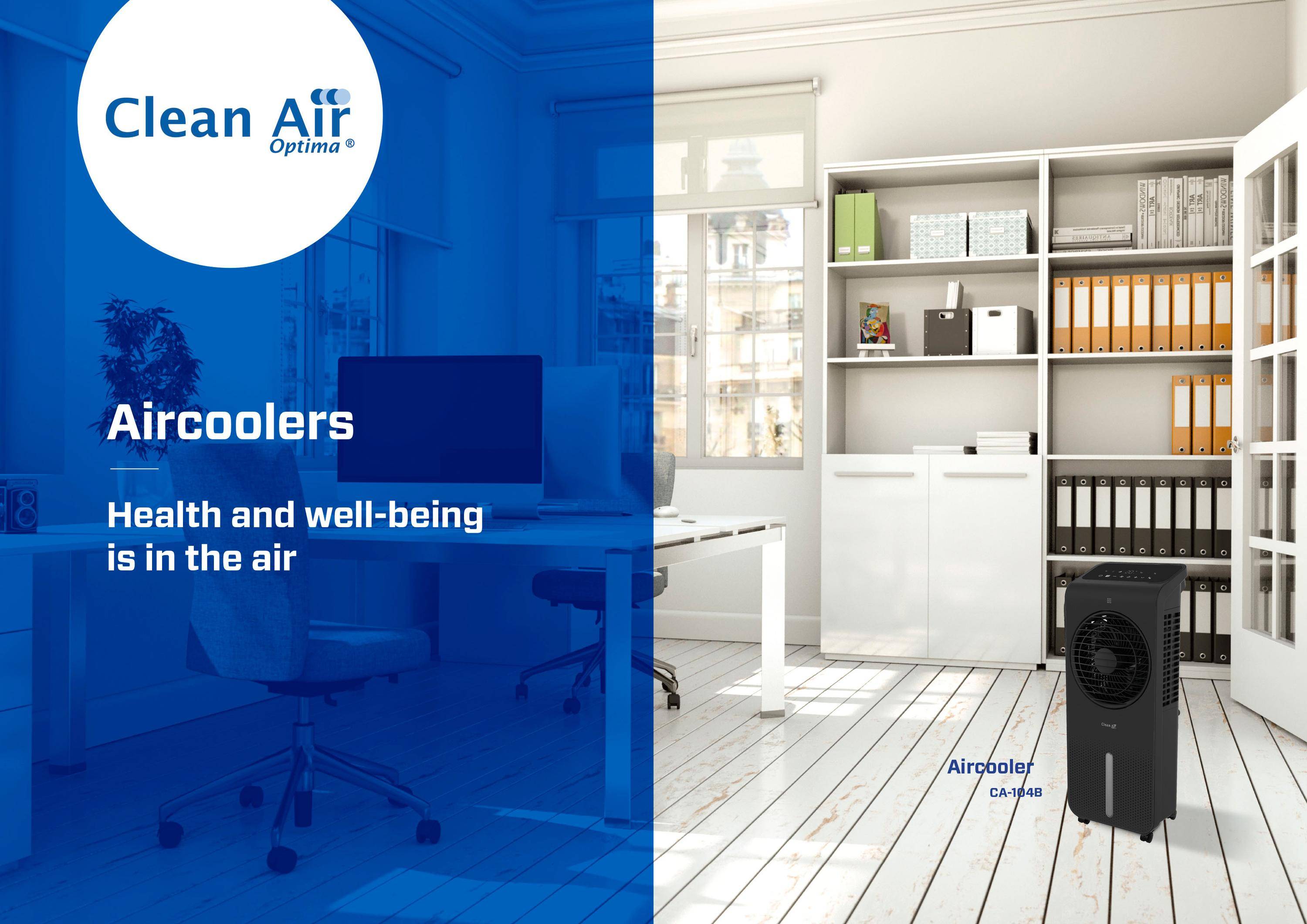 Clean Air Optima CA-104B-3in1:Luftkühler, Luftbefeuchter und Zirkulator Ventilator - Geeignet für Räume bis 40m² / 100m³-4