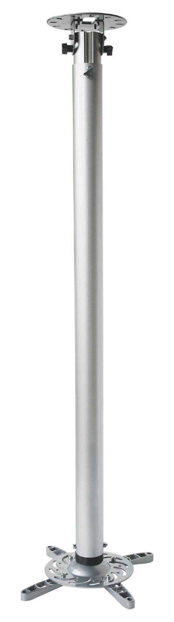 EFB-Elektronik ICA-PM-104XL, Profi Deckenhalterung für Beamer, ausziehbar, 110-197cm, Silber