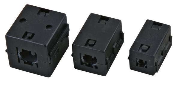 EFB-Elektronik 71503.1, Ferrit-Ringkern 6,5mm, schwarz, eckig