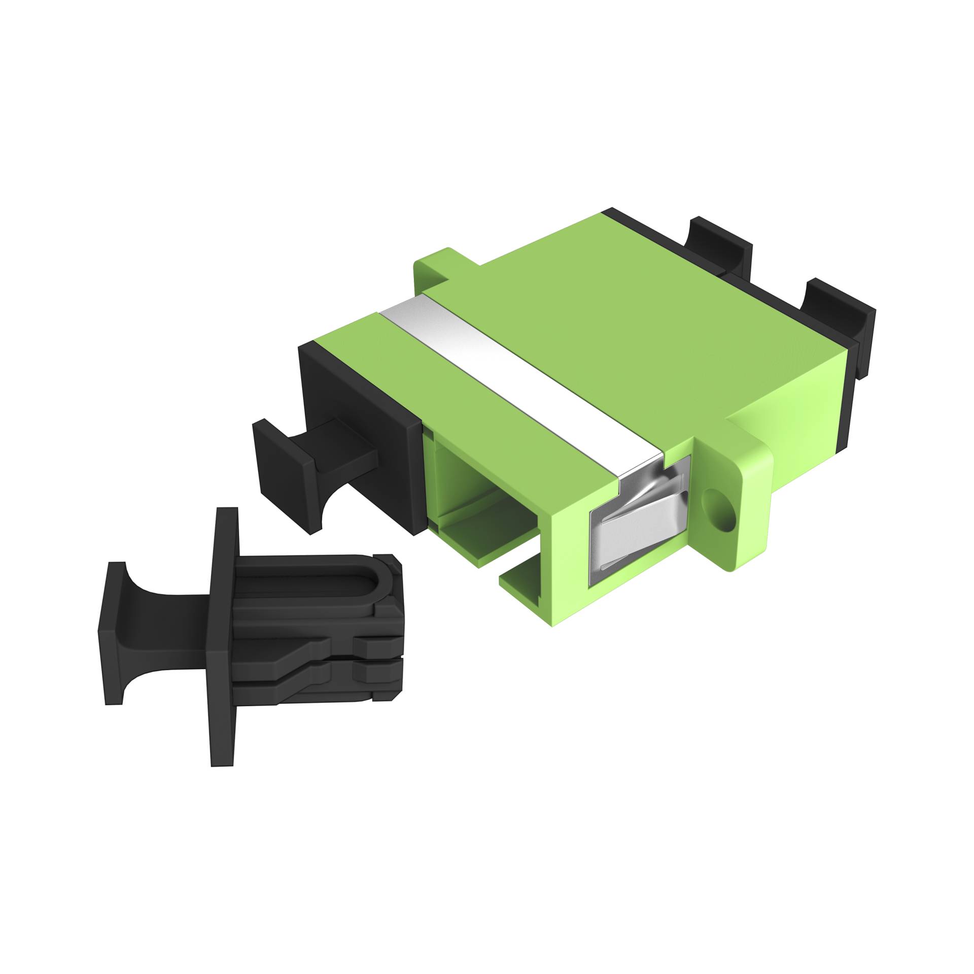 EFB-Elektronik 53333.1OM5, Kupplung SC Duplex OM5 limettengrün-2