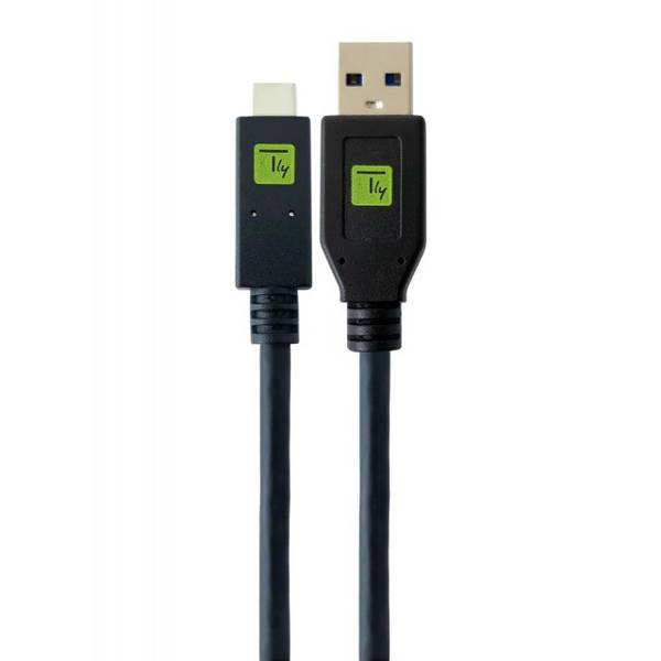 EFB-Elektronik ICOC-MUSB31-CMAM05T, USB3.1 Kabel Stecker Typ-A - Stecker USB Typ-C Schwarz 0,5 m