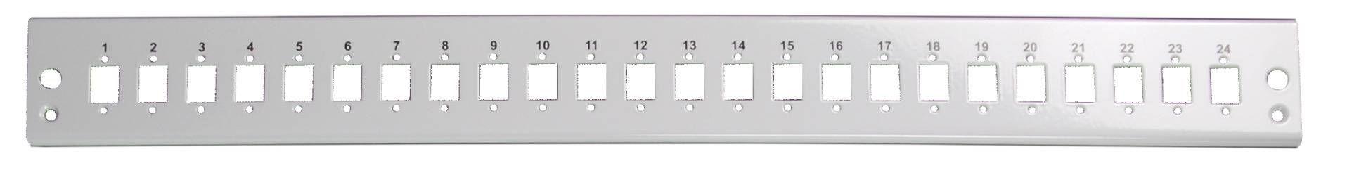 EFB-Elektronik VSB-FP-6SC-S, Frontblende 6 x SC Simplex/E2000 Simplex/MTRJ/LC Duplex, grau-2
