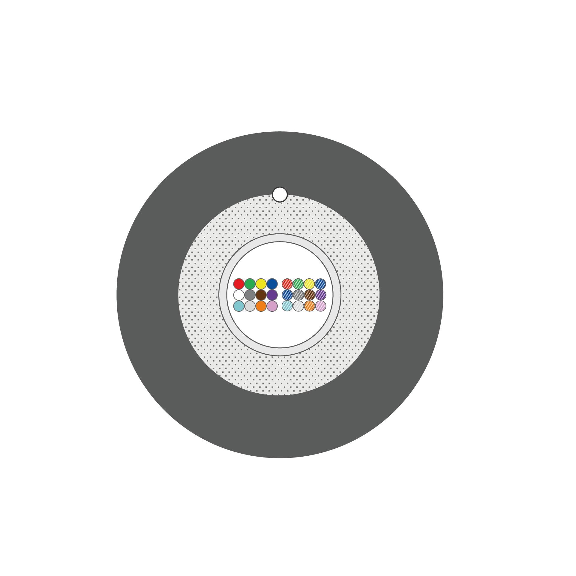 U-DQ ZN BH OM3 24G 2x12 Eca 3000N LSZH schwarz - Kabel - Netzwerk-3