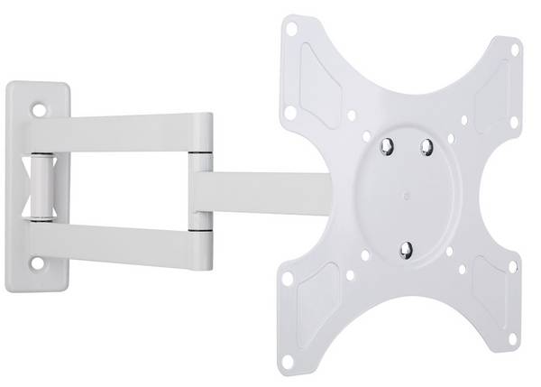 EFB-Elektronik ICA-LCD-2903WH, Wandhalterung für LCD TV LED 19"-37" neigbar drehbar 3 Gelenke, weiß