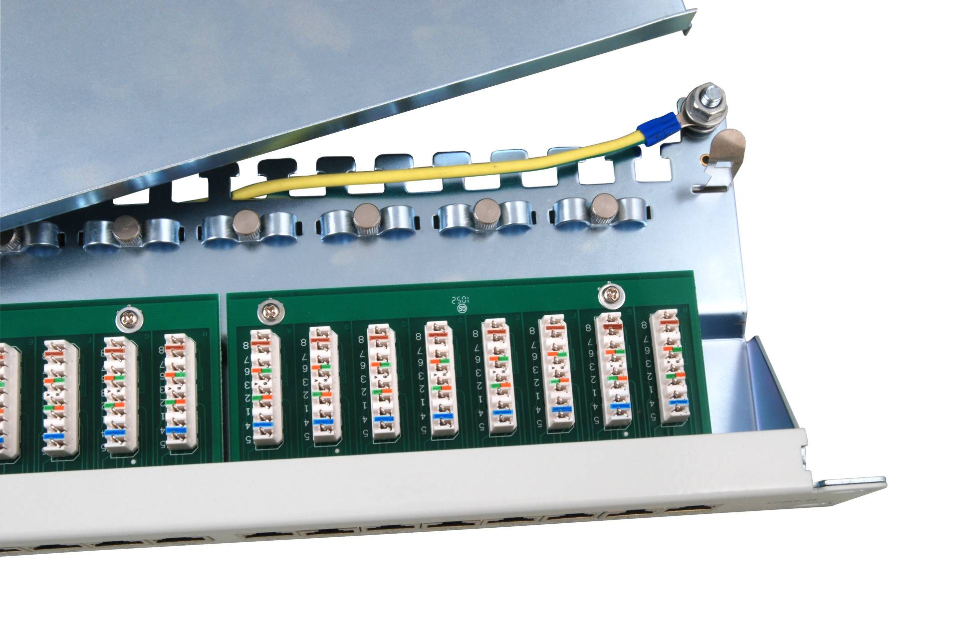 EFB Elektronik EFB-Elektronik Patch Panel RJ-45 X 24 Grau RAL 7035 1U 48,3 cm 19" Patch-Panel-1
