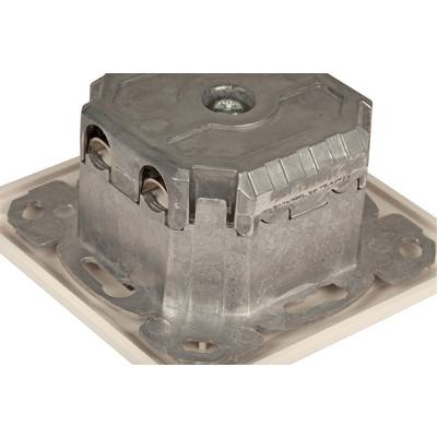 EFB Elektronik ET-25211.1V1 Netzwerkdose Unterputz Einsatz mit Zentralplatte und Rahmen CAT 6 Reinweiß (RAL 9010)-1