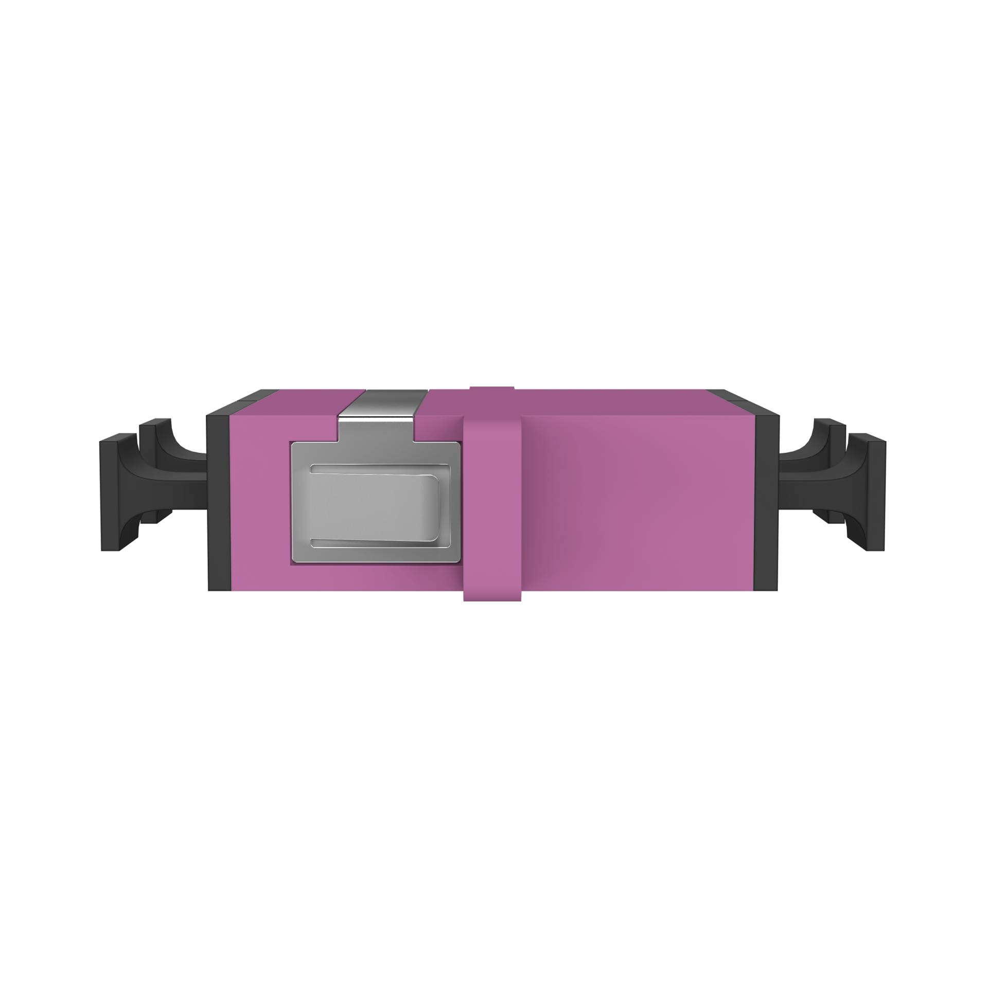 VALUE LWL-Kupplung MM OM4, SC/SC duplex, erika-violett-1