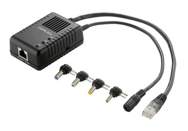 EFB-Elektronik POS-1002, Fast Ethernet PoE Splitter 15,4W