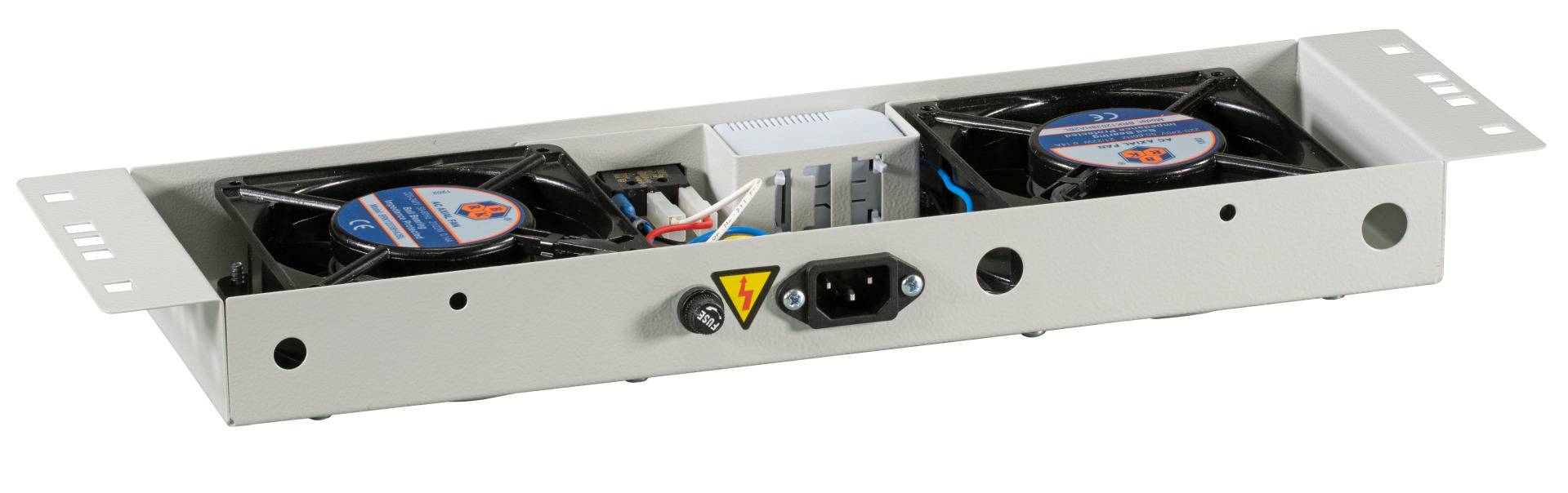 EFB-Elektronik BASIC - Lüftungseinheit - oben - Rack montierbar - weiß, RAL 9010-1