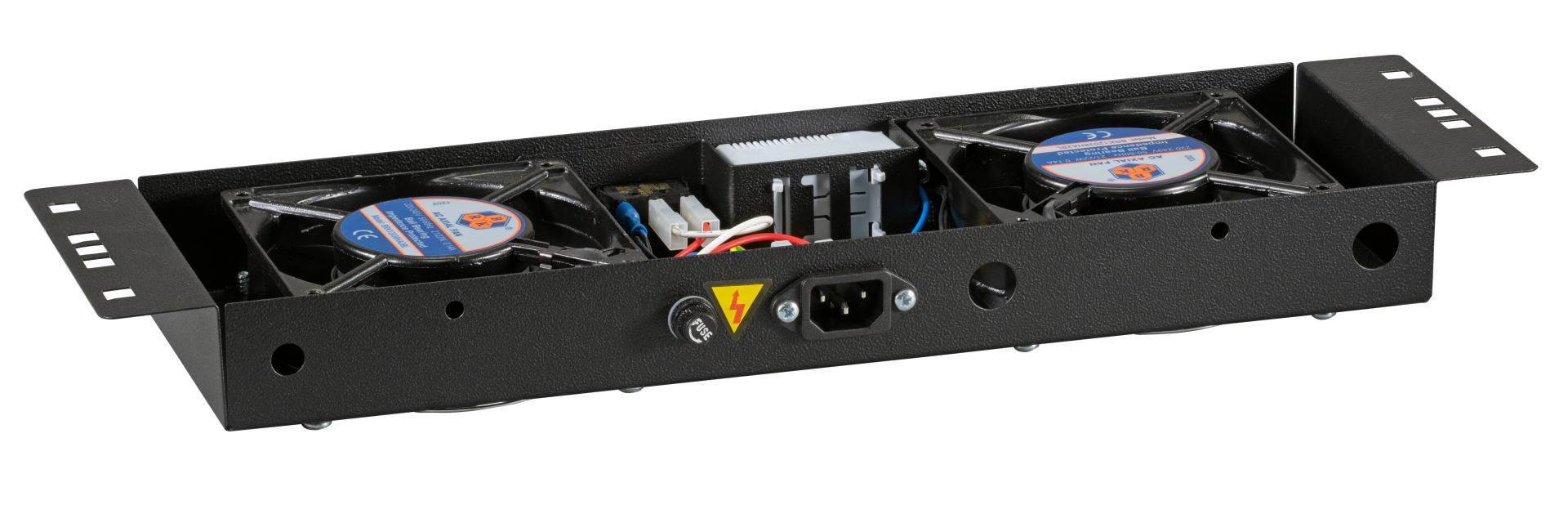 EFB-Elektronik BASIC - Lüftungseinheit - oben - Rack montierbar - weiß, RAL 9010-2