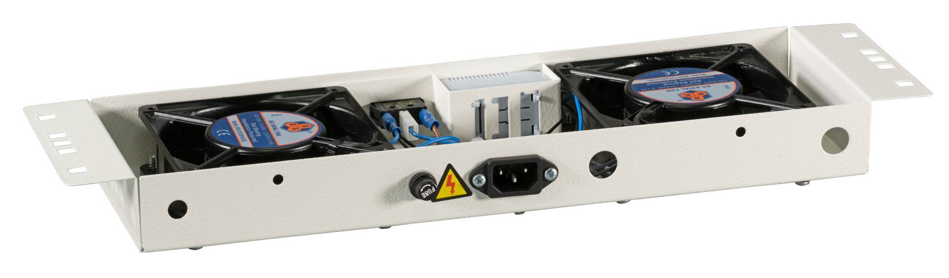 EFB-Elektronik BASIC - Lüftungseinheit - oben - Rack montierbar - weiß, RAL 9010-3