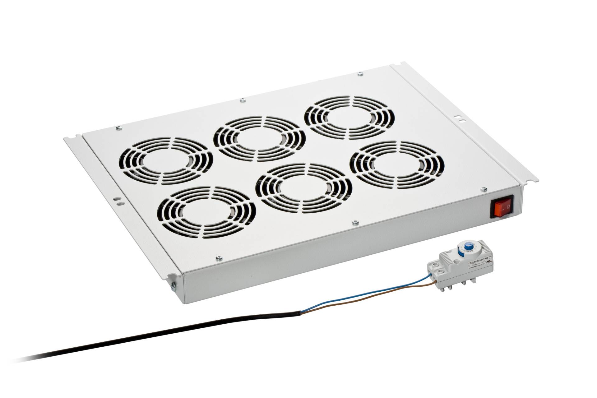 EFB Elektronik EFB-Elektronik - Rack-Lüftereinsatz (230 V) mit Thermostat (6 Lüfter)-0
