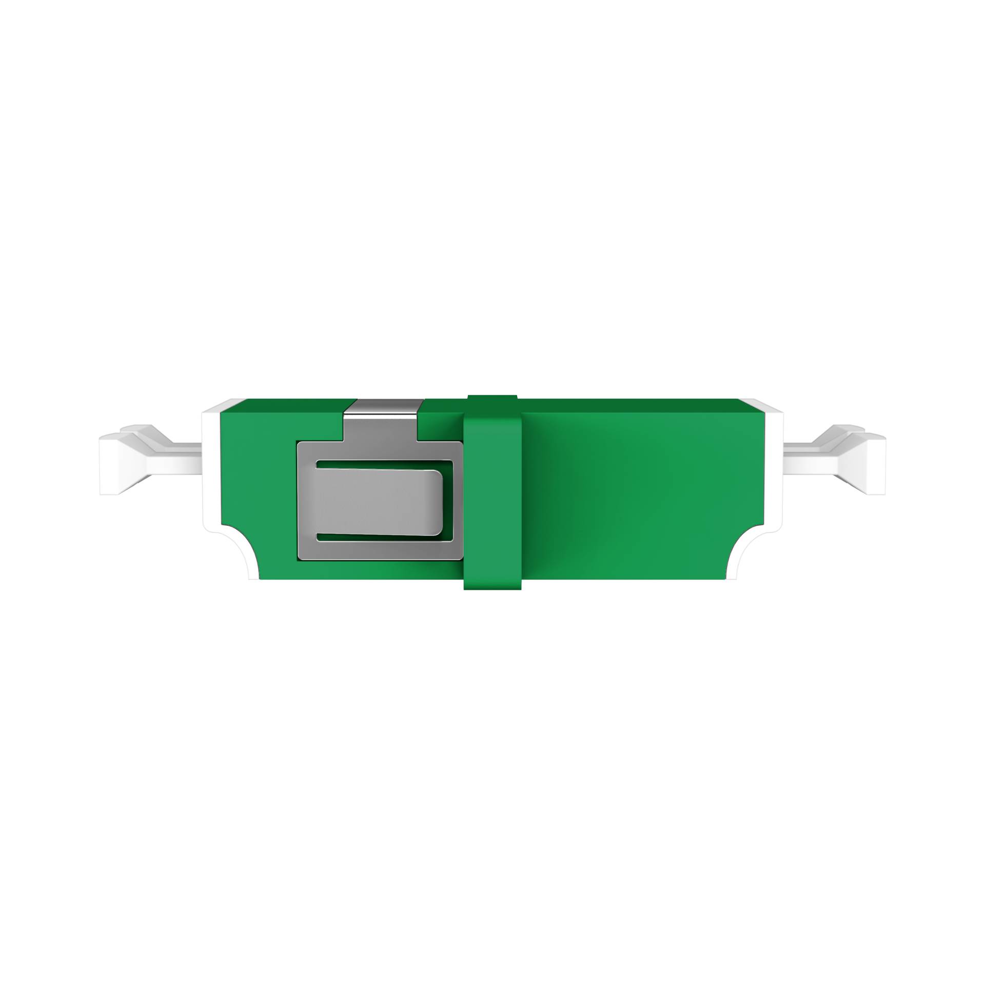 EFB-Elektronik 53343.32, Kupplung LC/APC Duplex OS2 grün mit Shutter-1