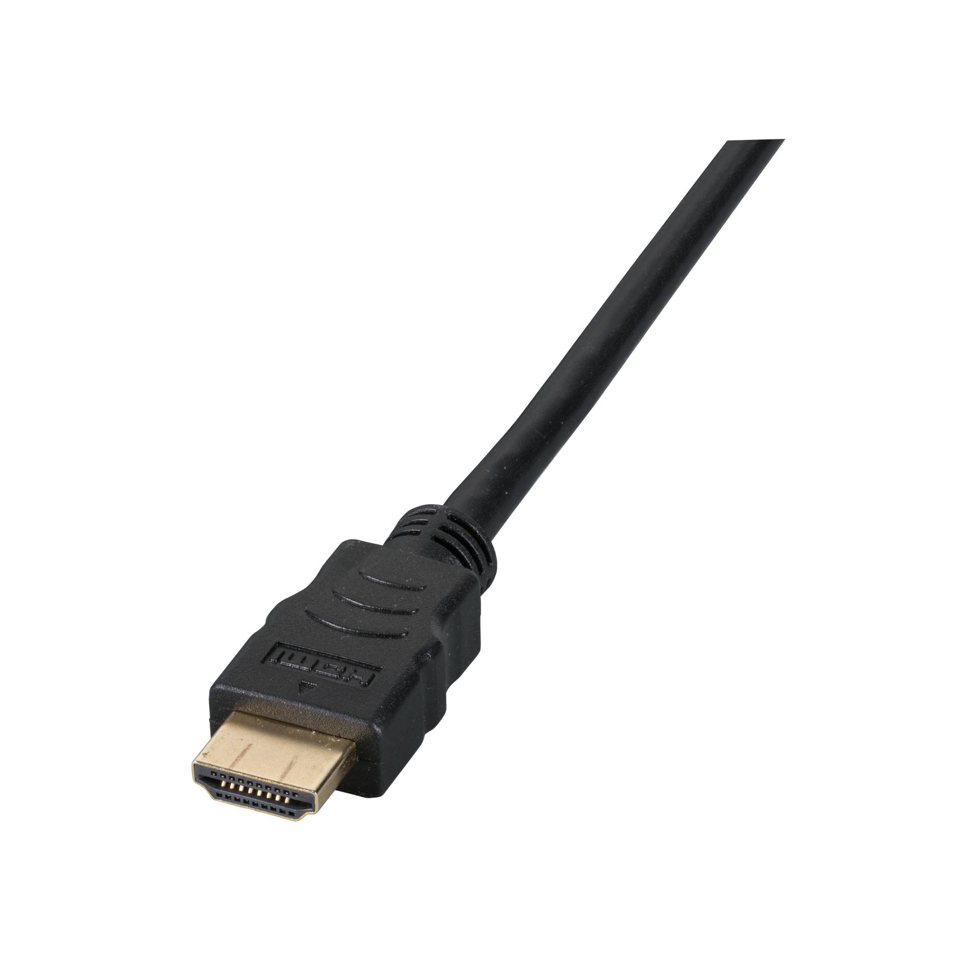 IP67 Kabelverschraubung, M25, HDMI -- Stecker Typ-A auf Typ-A, 1,0m Kupferverkabelung + IP68-1