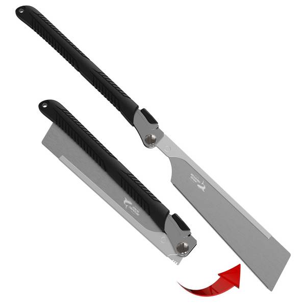 FAMEX 5527 Profi Japansäge 240mm – 22 TPI, ultra fein, Dozuki Klappsäge - PROFESSIONAL