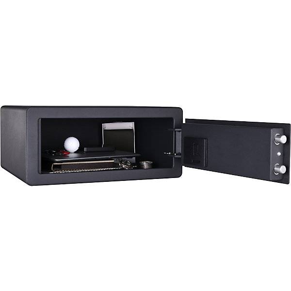 Sicherheitstresor mit biometrischem Schloss Stahl schwarz HxBxT 195 x 430 x 370 mm. Master Lock Deutschland-3